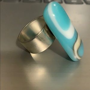 Turquoise artisan ring